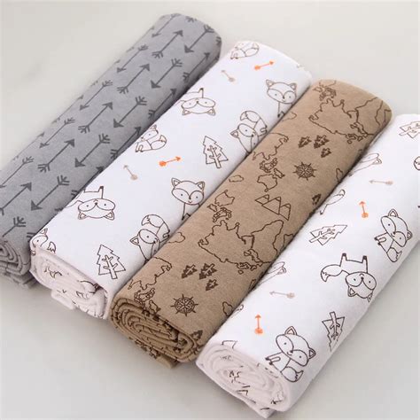 Pcs Pack Cotton Flannel Receiving Baby Blanket Newborn Swaddle