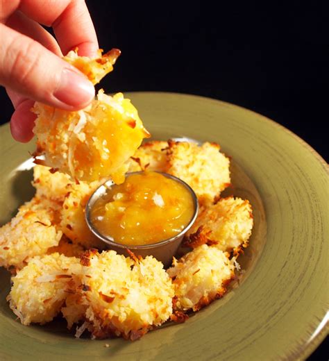 Baked Coconut Shrimp With Orange Marmalade Honey Mustard Dipping Sauce Gravel And Dine