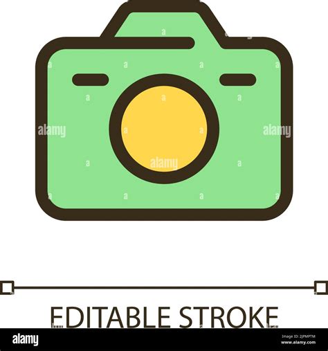 Camera Pixel Perfect Rgb Color Ui Icon Stock Vector Image Art Alamy