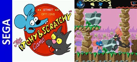 Itchy and Scratchy Game для Sega скачать или играть Онлайн GameROMs