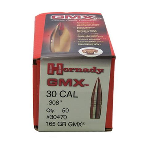 Hornady GMX Bullets .30 Cal. 165 Gr. , Per 50 - Nexgen Outfitters