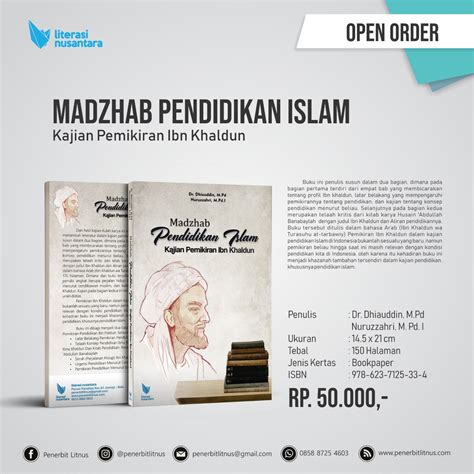 Jual Madzhab Pendidikan Islam Kajian Analisis Pemikiran Ibnu Khaldun