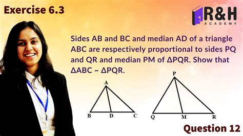 Sides Ab And Bc And Median Ad Of A Triangle Abc Are Respectively Q12