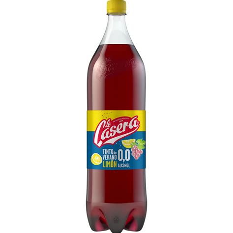 Tinto De Verano Con Refresco De Lim N Alcohol Botella L La