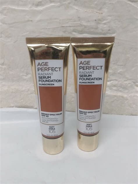 Loreal Age Perfect Radiant Serum Foundation Sunscreen Spf Soft