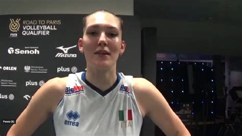 Pallavolo Qual Parigi Marina Lubian Questa Italia