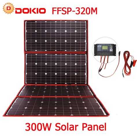 Dokio 300W 18V Flexible Foldable Solar Panel Hiqh Quality Portable