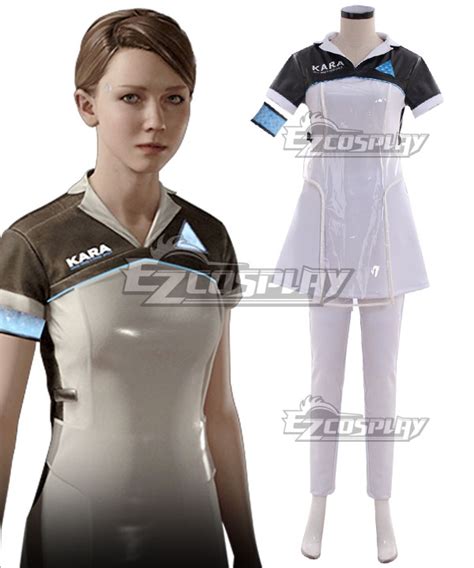 Game Detroit Become Human Connor Rk800 Agent Suit Kara Cosplay Costume Code Ax400 Agent Outfit