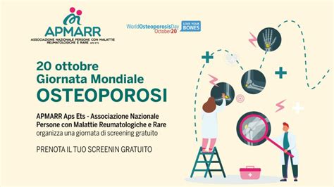 20 Ottobre Giornata Mondiale OSTEOPOROSI APMARR