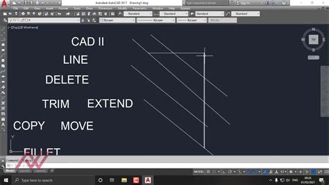 Perintah Dasar AutoCAD YouTube