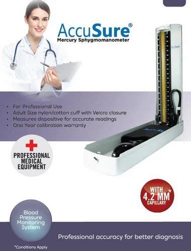 Accusure Mercury Sphygmomanometer At Rs 1000 Aneroid Sphygmomanometer