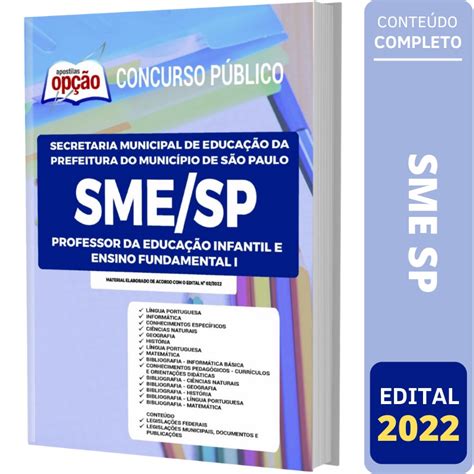 Apostila Concurso sme sp Professor de Educação Infantil 1 Submarino