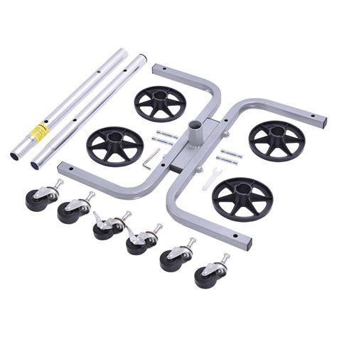 Tire Wheel Rack Storage Holder Heavy Duty Garage Trolley 275lb By