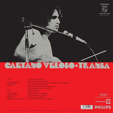 Disco De Vinil Caetano Veloso Transa LP Preto Novo Lacrado