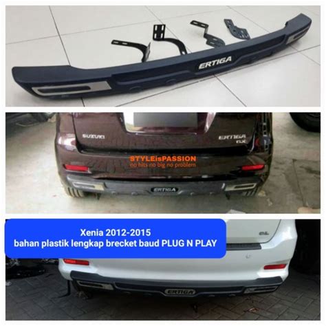 Jual Gratis Ongkir Pengaman Bemper Belakang All New Xenia 2012 2015