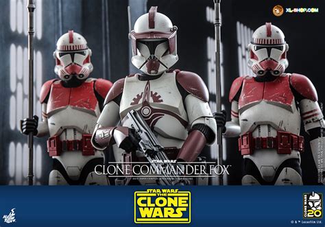 Hot Toys TMS Star Wars The Clone Wars Th Scale Clone Commander Fox Collectible