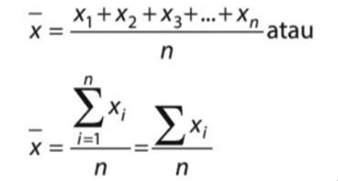 Kumpulan Rumus Statistika Dasar Dalam Pelajaran Matematika
