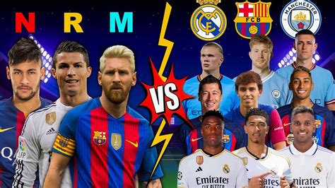 2016 Neymar Ronaldo Messi Real Madrid Barcelona Man City