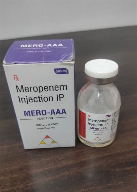 Mero AAA Meropenem Injection IP 500mg At Rs 175 Box In Indore ID