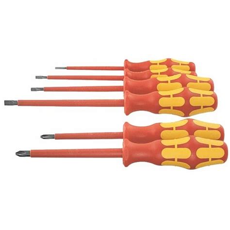 Wera 165 IS PZ S VDE Screwdriver Set Kraftform Plus Series With Reduced