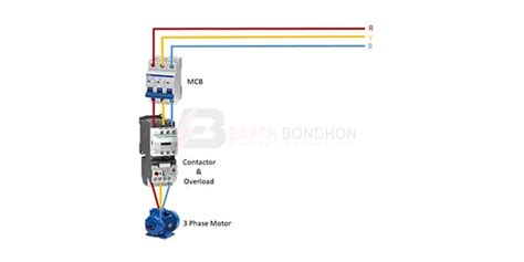 3 Phase Motor Wiring Diagram Earth Bondhon