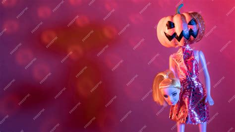 Free Photo Close Up Creepy Halloween Toys And Disco Ball