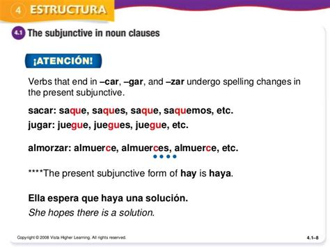 Subjunctive El Subjuntivo Ppt