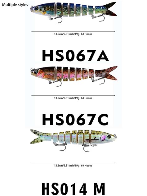 Multi Jointed Swimbait Crank Bait Slow Sinking Bionic Artificial Bait