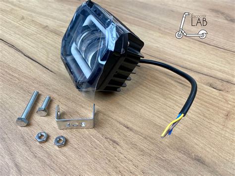 Led фара 30W 3х-лінзова до електросамокату | eScooterLAB