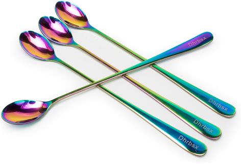 Amazon Long Handled Ice Tea Spoon Cocktail Stir Spoons Stainless