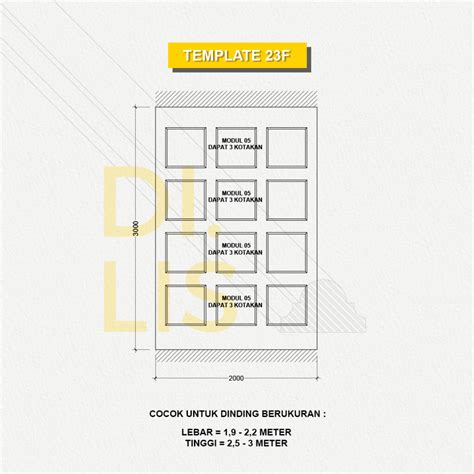 Jual Dilis Profil Lis Wallmoulding Template Lebar Meter F