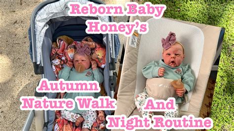 Reborn Baby Honeys Autumn Walk And Night Routine Reborn Doll Roleplay