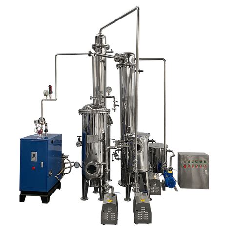 Falling Film Evaporator 50l Stainless Steel Ethanol Vacuum Distillation