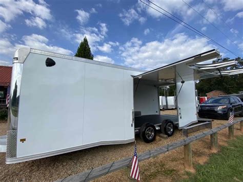 2024 EZ Hauler Enclosed 8 5x24 Aluminum Car Racing Trailer Ken