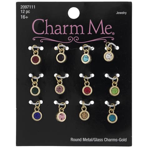 Multi Color Round Rhinestone Charms Hobby Lobby