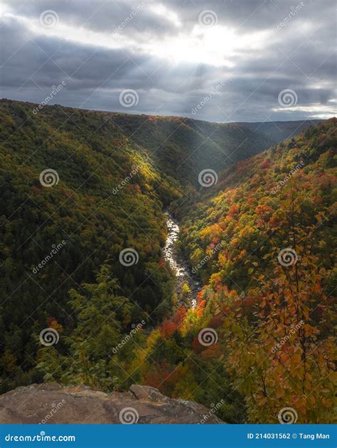 Almost Heaven West Virginia At Blackwater Falls State Park Wv Stock