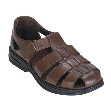 Cobbie Cuddlers Womens Elsa Leather Fisherman Sandal Brown