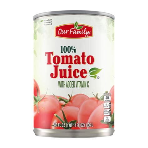 Canned Tomato Juice 12/46oz