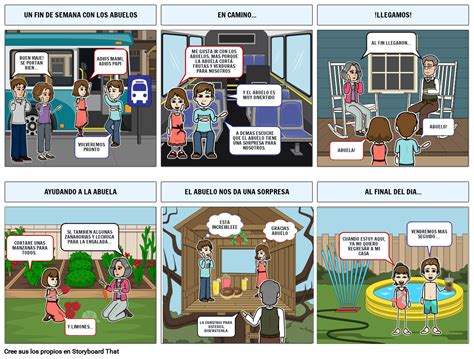 Fin De Semana Con Los Abuelos Storyboard By Eb C