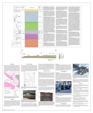 Bedrock Geology Of Pleasant Dale Valley Quadrangle Calhoun County