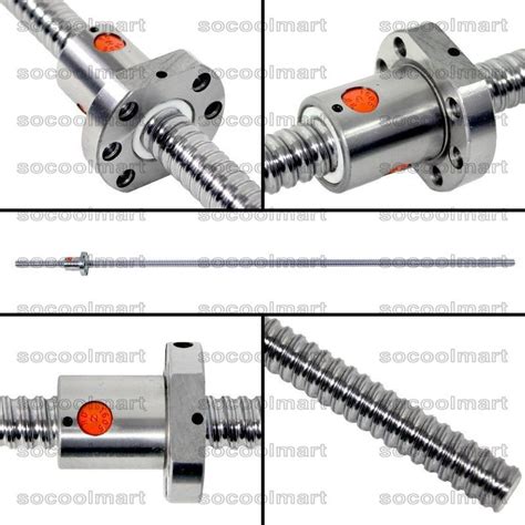 Sfu Roll Ball Screw L Mm Ballscrew Ballnut Cnc Part Kit Set