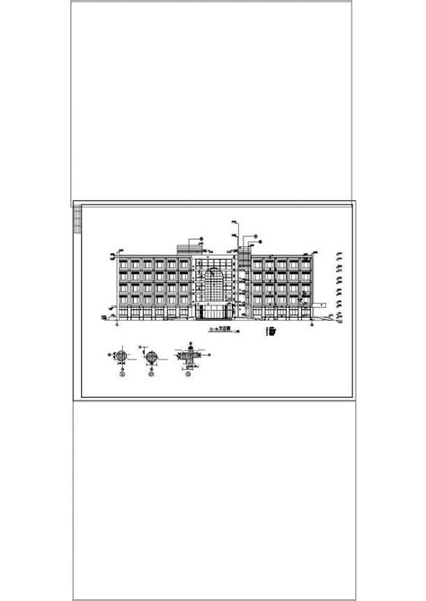 某医院建筑cad设计施工图纸医疗建筑土木在线