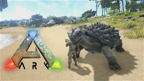 Ark Survival Evolved Abusive Rengar We Tamed A Turtle Turtle Op