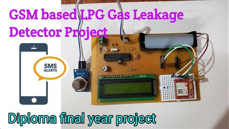 GSM Based LPG Gas Leakage Detector Project YouTube