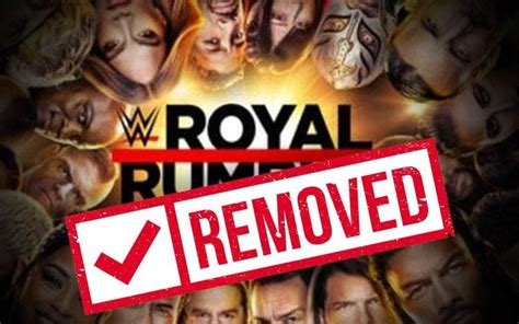 Wwe Alters Royal Rumble Poster With Removal Of Top Stars