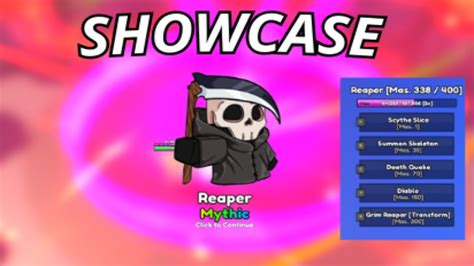 Maxed Reaper Showcase Elemental Dungeons All 5 Moves Revealed YouTube