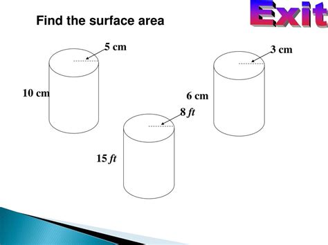 Ppt Surface Area Of Cylinders Powerpoint Presentation Free Download