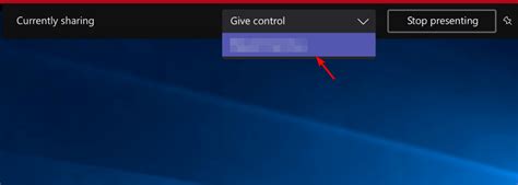 Cómo habilitar el control remoto en Microsoft Teams Screen Share