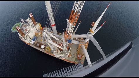 Wikinger Offshore Wind Farm Installation Full Length Youtube