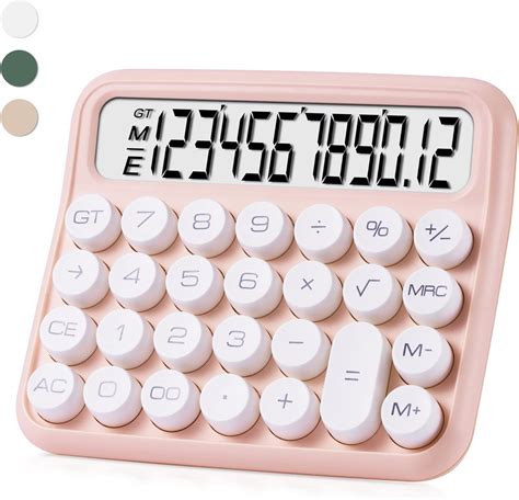 Gudteke Calculatrice De Bureau Standard Chiffres Grandes Touches